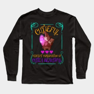 Cutieful magician - a perfect combination! Long Sleeve T-Shirt